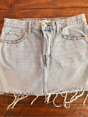 Levi’s Button Fly Icon Skirt, Women’s Size 30